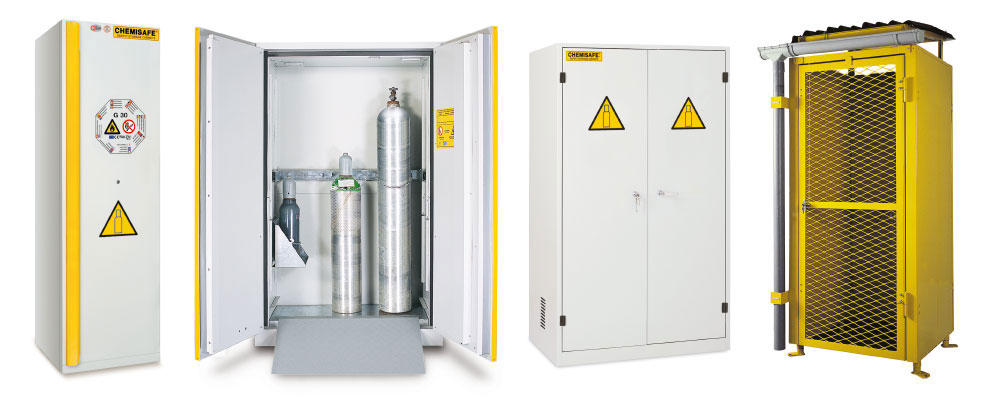 ChemiSafe Gaz Tüpleri Depolama Dolabı