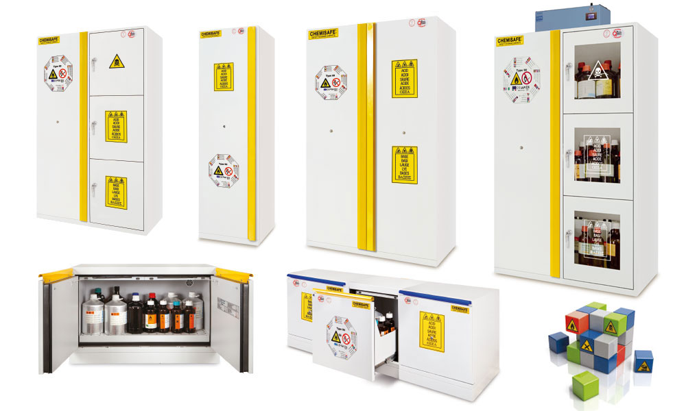 ChemiSafe Yanıcı ve Kimyasal Ürün Saklama Dolabı