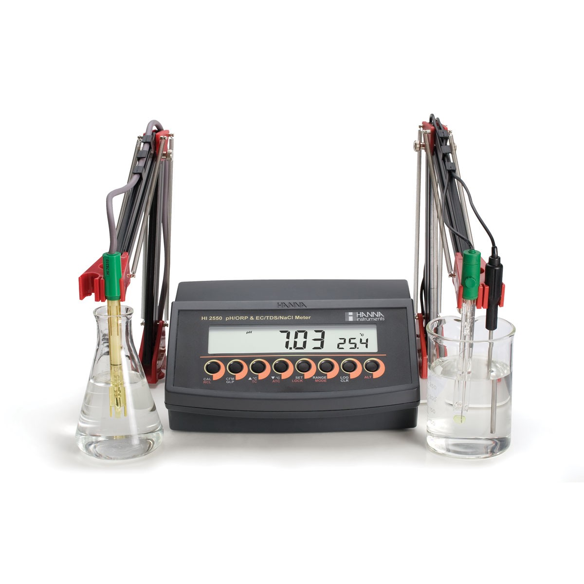 HI2550-02 - Multiparametre pH / ORP ve EC / TDS / Tuzluluk Tezgahüstü Ölçer