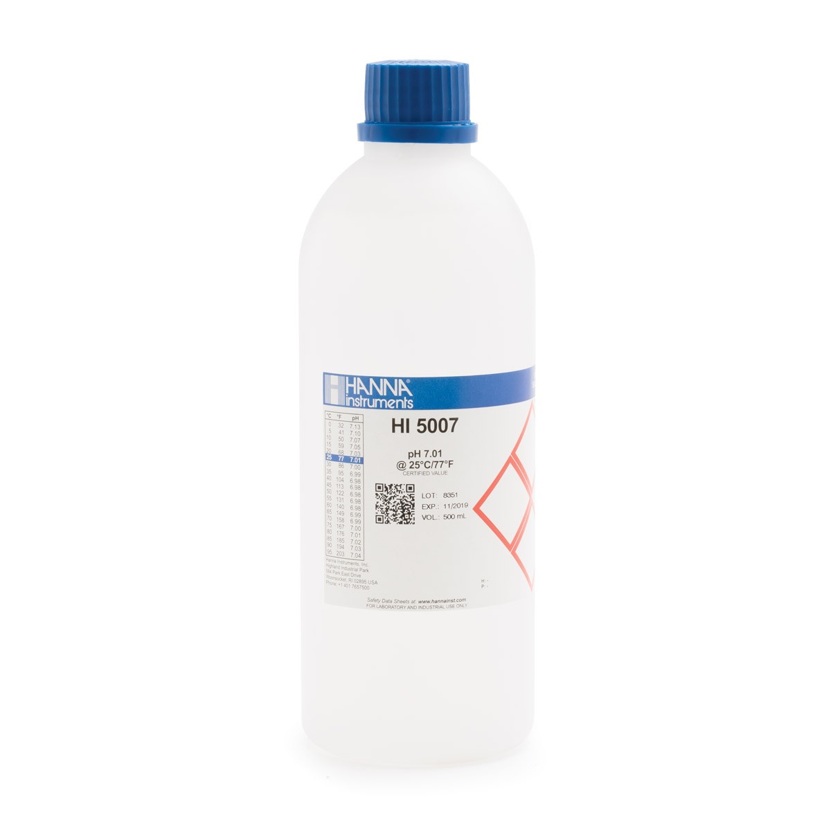 HI5007 - pH 7.01 Technical Calibration Buffer (500 mL)