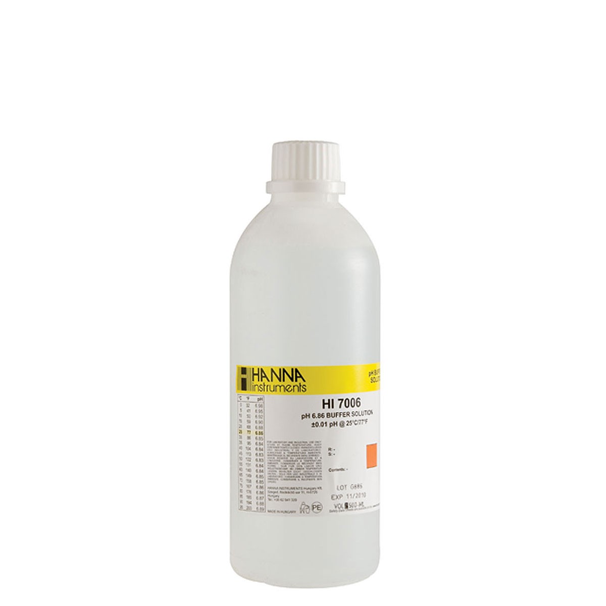 HI7006L - pH 6.86 Calibration Solution (500 mL)