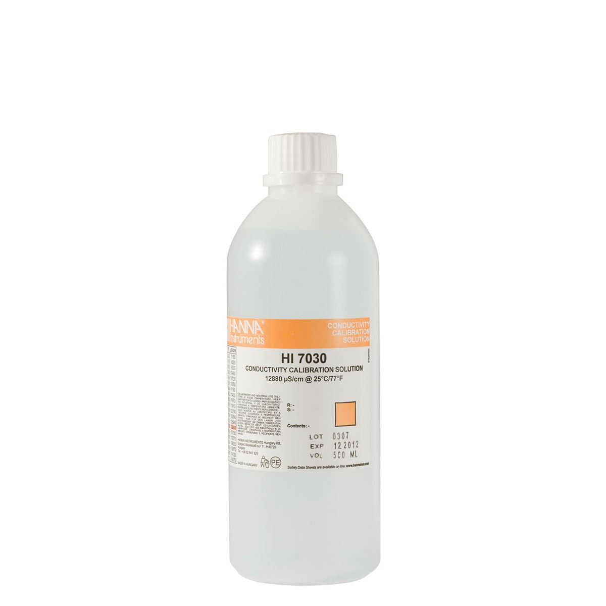 HI7030L - 12880 µS/cm Conductivity Standard (500mL Bottle)