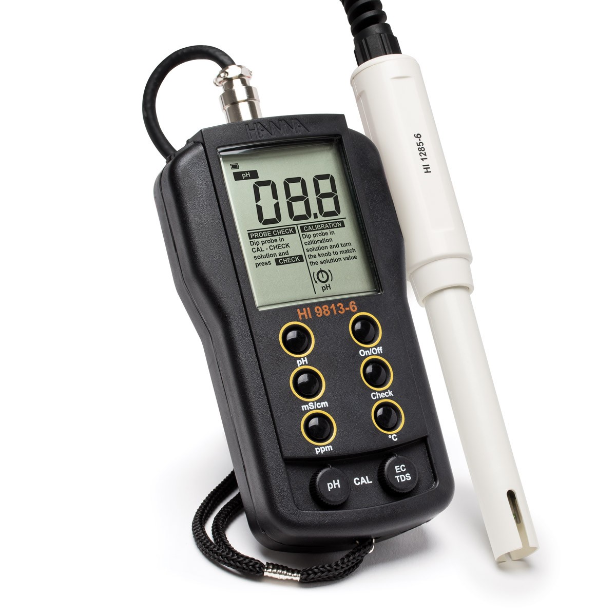 HI9813-6 - CAL Check ™ ile taşınabilir pH / EC / TDS / Sıcaklık Ölçer
