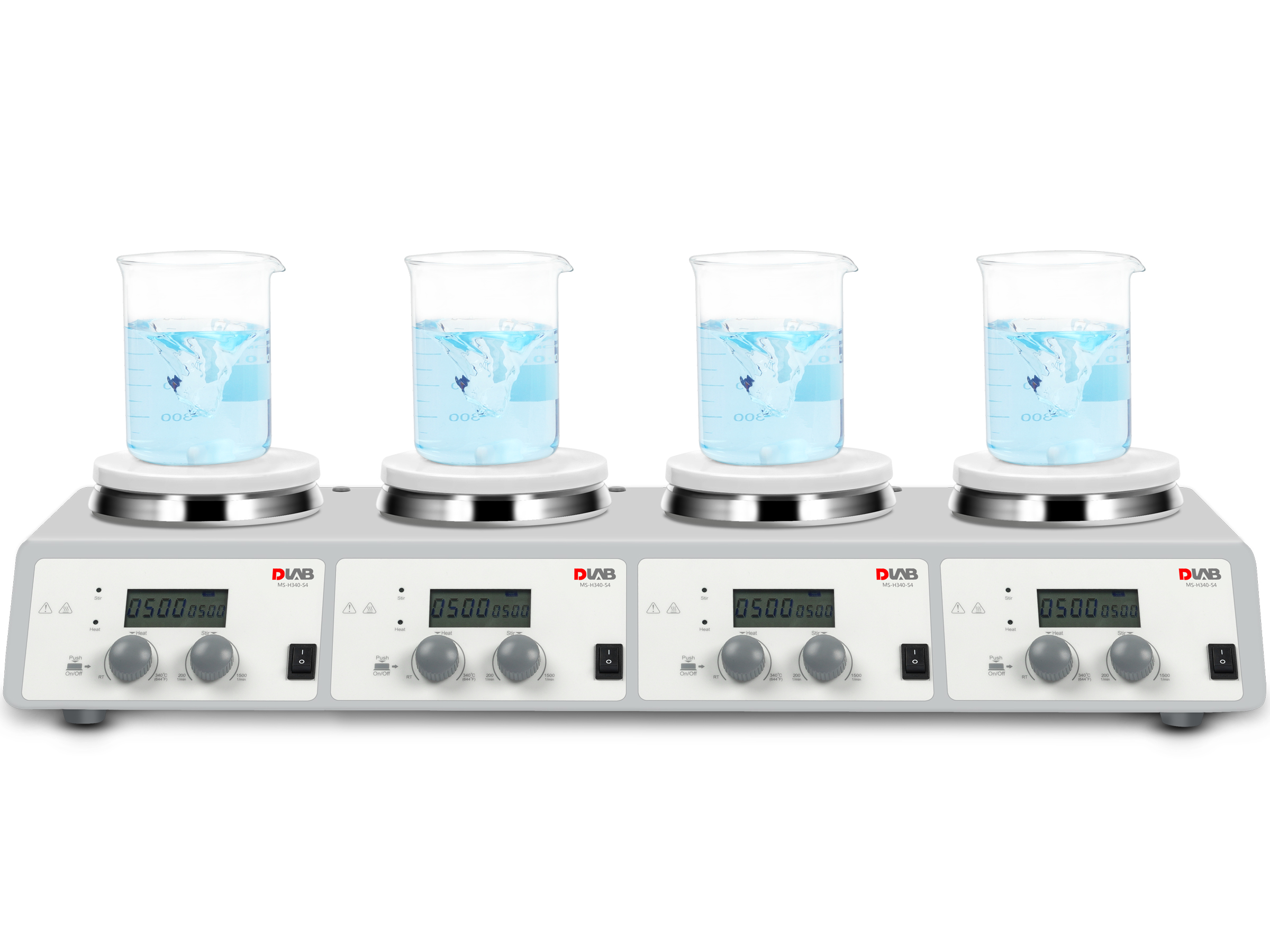 MS-H340-S4 Package Çoklu Isıtıcılı Manyetik Karıştırıcı Sıcaklık Probu ve Prob Tutucu